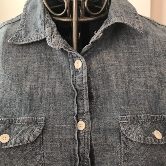 American Eagle Outfitters blue button down shirt - Picture 3 of 3